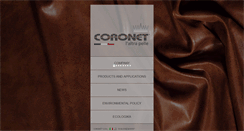 Desktop Screenshot of coronetspa.it