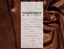 Tablet Screenshot of coronetspa.it